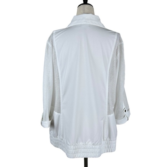 Zengery by Chicos White Light Weight Jacket - Picture 4 of 12